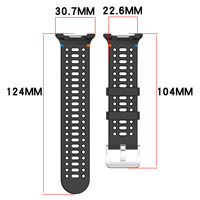 Nouvel arrivage Bracelet sport en silicone étanche pour Samsung Galaxy Watch 8 Classic Band 46mm/8 40 mm 44 mm