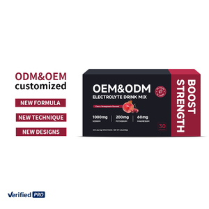 อาหารเสริมโภชนาการสำหรับนักกีฬาวีแกน - ผงเครื่องดื่มสมุนไพรเพิ่มพลังงาน, ซองอิเล็กโทรไลต์คีโต, แบรนด์ส่วนตัว - Product Image 2