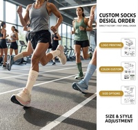 Calcetines Personalizados con Logotipo, Set de Regalo Corporativo, Calcetines de Algodón Premium con Caja de Regalo, Logotipo Personalizado