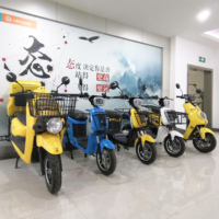 Moto électrique à deux roues Vimode avec grand coffre de rangement, moto électrique pour livraison de marchandises, déplacements quotidiens