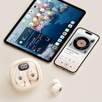 Earphone Mini ENC Inovatif Lucu untuk Anak Perempuan 2026, Headphone Nirkabel BT5.4 Model Cakar Kucing, Pasokan Pabrik, Earbud Berkualitas Tinggi