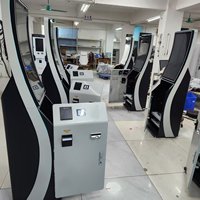 Máquina Expendedora de Tarjetas Arcade FUNOVA de 32 Pulgadas, Kiosco de Autoservicio, Recarga de Membresía sin Efectivo para Centros de Juegos y Parques de Diversiones FEC