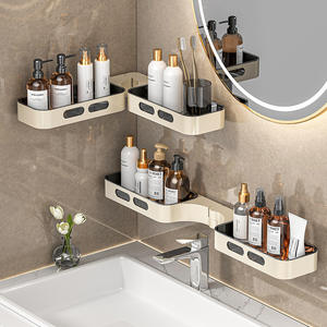 Meilleures ventes : Nouvelle étagère de douche murale pliable en ABS pour salle de bain - Product Image 1