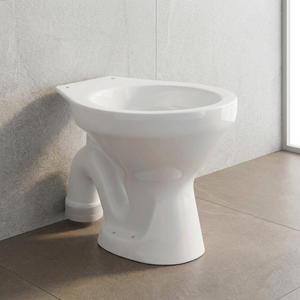 WC monobloc blanc EWC Europe Artist à chasse d'eau, élégant, pour salle de bain, sanitaires intelligents - Product Image 6
