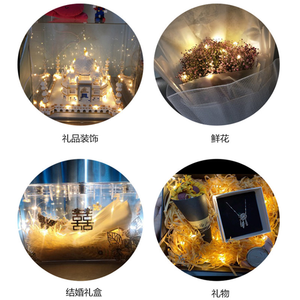 Guirlande lumineuse LED réglable Lumières de Noël clignotantes colorées dans de petites boîtes carrées blanches étanches pour décorations de fête - Product Image 3