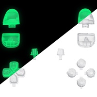 EXtremeRate - Juego Completo de Botones de Repuesto Personalizados ABXY Dpad Trigger Key para el Controlador de PS5 BDM-030/040/050