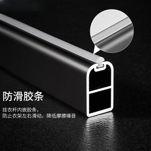 Aluminum Alloy Clothes Rod Ceiling Mount Detachable <b>Wardrobe</b> <b>Hardware</b> MZK-A511 - Product Image 5