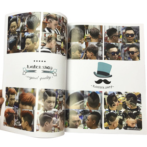 Guide de coiffure pour hommes Playboy, design Pompadour, couverture rouge, pour salons de coiffure et instituts de beauté - Product Image 4