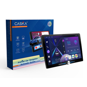 Lecteur DVD autoradio Android Auto Android 13 <span class=keywords><strong>4</strong></span>+64G 6+128G 9,5 10,<span class=keywords><strong>4</strong></span> pouces avec éclairage d'ambiance et petit bouton universel - Product Image 4