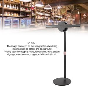 Proyektor kipas holografik 3D LED 256 16GB Android IOS Android tampilan Hologram HD penyangga Desktop kontrol aplikasi untuk iklan teks 2.5mm - Product Image 5