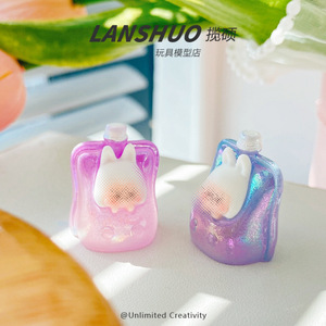 จี้เรซิ่นรูปกระต่าย 3 มิติ Lanshuo ชุดเครื่องประดับจิ๋ว DIY ของตกแต่งโต๊ะทำงาน อุปกรณ์เสริมโทรศัพท์มือถือ - Product Image 5