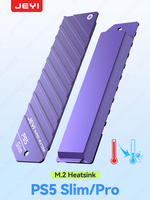 OEM penutup pendingin 2-in-1 untuk PlayStation 5 ramping NVMe Slot ekspansi pendingin tahan debu M2 SSD Heatsink kompatibel PS5 Slim SSD