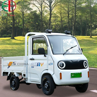 Camionnette électrique compacte à quatre roues motrices, moteur brushless haute performance 1000W, conduite à gauche, autonomie 401-500km, usage intensif, vente en gros