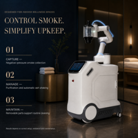 ZCH Robot de Moxibustion Thérapeutique, Appareil de Massage Électronique Chauffant pour Brûler les Graisses, Masseur Dorsal Intelligent à Écran Tactile pour Toute la Silhouette