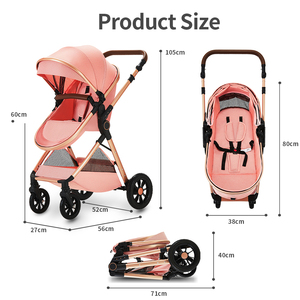 Màu xanh thời thơ ấu bé <span class=keywords><strong>Jogger</strong></span> Thành Phố Mini không khí pram di động xe đẩy em bé <span class=keywords><strong>2025</strong></span> - Product Image 5