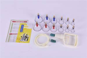 Conjunto de Ventosas Hijama por Atacado, Fabricação na China, Conjunto de Ventosas a Vácuo com 12 Copos - Product Image 3