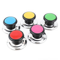 Poignées de levage rondes et étanches pour petit couvercle de pot d'usine Poignées de couvercle de pot en acier inoxydable de 5.5cm
