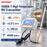 HENGKO HG808 T 200 ° Transmetteur de capteur de température et d'humidité haute température C RS485 4-20mA 0-5V 0-10V pour les processus industriels