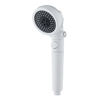 Pommeau de douche à main écologique à 3 modes avec interrupteur marche-arrêt perles filtrantes fonction pressurisée pour bain de spa emballé dans une boîte