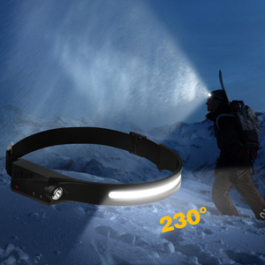 USB Rechargeable Portable Powerful <b>Led</b> Cob <b>Motion</b> <b>Sensor</b> Headlamp Waterproof 350Lm 6000K Daylight Outdoor Camping Fishing Headla - Product Image 5