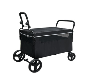 Passeggino <span class=keywords><strong>per</strong></span> Cani di Taglia Grande Certificato ASTM, Carrozzina di Lusso Pieghevole <span class=keywords><strong>per</strong></span> Animali Domestici, 5 Modalità di Trasporto, Rete Traspirante, Tessuto Rimovibile e Lavabile - Product Image 6