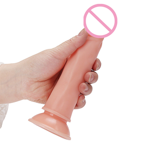 Consolador personalizado de <span class=keywords><strong>8</strong></span> pulgadas al por mayor para masturbación de mujeres, pene realista de PVC con ventosa fuerte, juguetes sexys para adultos para mujeres - Product Image 3