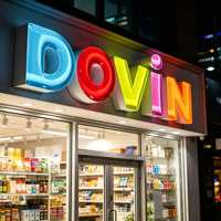 Lettres en acrylique 3D effet gelée, logo personnalisé, enseigne commerciale LED, lettres lumineuses en gelée, enseigne en lettres acryliques colorées, logo de magasin