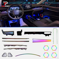 Kit d'éclairage d'ambiance complet TMPRO pour Toyota Camry 9ème génération 2024-2026, 64 couleurs LED, lampe d'ambiance pour tableau de bord