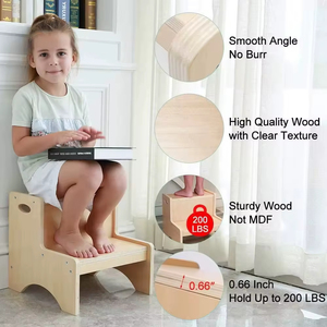 Tabouret d'aide antidérapant pour lavabo et toilettes, marchepieds d'apprentissage, échelle pour enfants, marchepieds de cuisine et de toilettes, vente en gros - Product Image 4