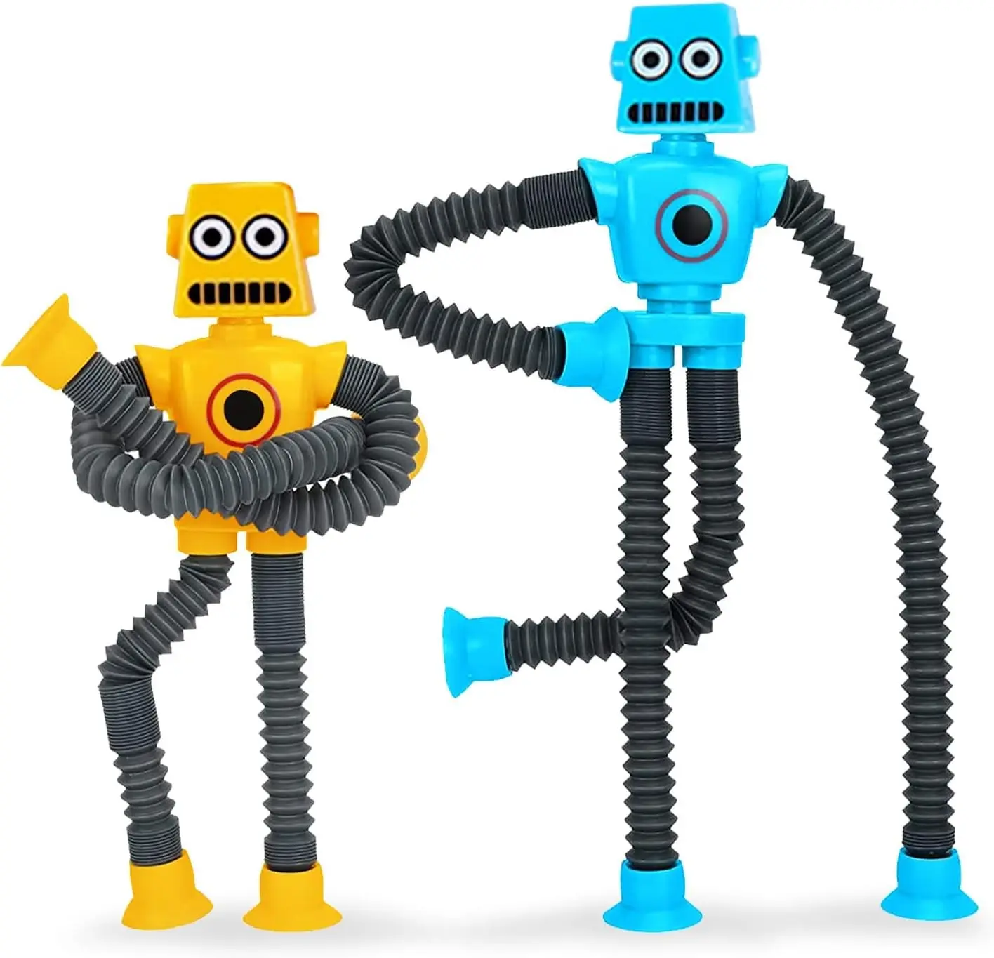 2024 Venta al por mayor diseño cambiable Pop Tube Toy tubos pop sensorial fidget Robot Juguetes para niños