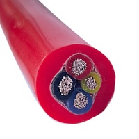 Kabel Silikon Multicore Fleksibel Tahan Suhu Tinggi 2Core 4Core Kabel Silikon Tahan Panas untuk Otomasi Industri