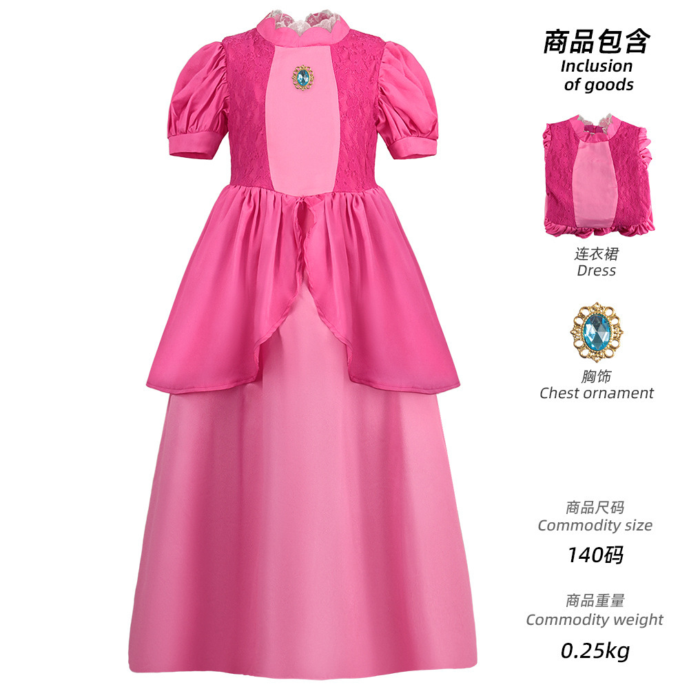 Princess Brigitte dress (pink)