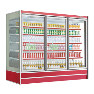 MUXUE Réfrigérateur vertical multipont de 1.2 mètres pour supermarché Réfrigérateur en verre pour lait sodas boissons fruits légumes à distance - Product Image 3