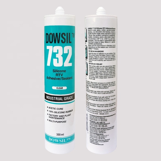 Dowsil 732 300ml General Purpose Silicone Adhesive & Sealant Industrial Lubricant for Sealing & Bonding Applications