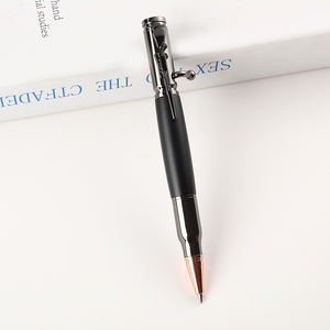 Nouveau design en laiton manche en bois <span class=keywords><strong>stylo</strong></span> à bille en métal cadeau créatif <span class=keywords><strong>stylo</strong></span> à graver Logo fusil balle <span class=keywords><strong>stylo</strong></span> à bille - Product Image 6