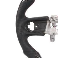 Volant en fibre de carbone véritable avec LED de couleur personnalisée, vitesse et régime en temps réel, pour Jeep Wrangler 2018-2021, fond plat, 3 rouleaux