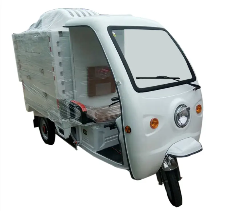 Electric Battery Powered Heavy Duty erwachsene 3 rad gekühlt motorrad Cargo Tricycle