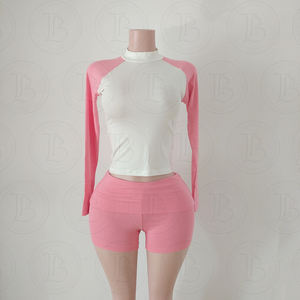 ชุดลำลองผู้หญิงปี 2025 ชุดเซ็ต 2 ชิ้น ลายเสือดาว พิมพ์ลายเสือชีตาห์ รับทำโลโก้ เสื้อผ้าฝ้ายคุณภาพสูง ชุดเสื้อและกางเกงขาสั้นผู้หญิง - Product Image 6