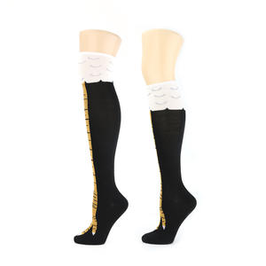 Funny <strong>Chicken</strong> <strong>Feet</strong> Logo Print Ankle-Length Long Over-the-Knee <strong>Socks</strong> for Home Fitness Winter Season Skinny Ins Trendy - Product Image 3