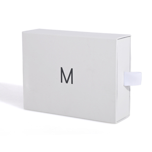 Reusable Handmade Luxury Rigid Cardboard Sliding Drawer Jewelry Gift Box with <b>Pouch</b> Bag Custom Logo - Product Image 2