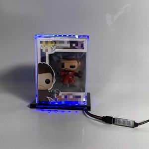 Wholesale Custom LED Acrylic Display Case Clear Protector Box for 4 Inch Funko Vinyl Figures - Product Image 6