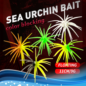 Nouvelle Leurre Souple Bicolore en TPE type Urène de Mer 11cm 9g, Appât à Tentacules Pailletés pour <span class=keywords><strong>Pêche</strong></span> <span class=keywords><strong>au</strong></span> Ned Rig, <span class=keywords><strong>au</strong></span> Black Bass, <span class=keywords><strong>au</strong></span> Snakehead et en Eau Douce - Product Image 1