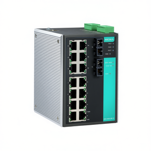 Switch Gestionado Moxa EDS-516A-MM-SC de 16 Puertos, Montaje en Riel DIN Industrial, Ethernet 10/100M para Uso Empresarial - Product Image 2