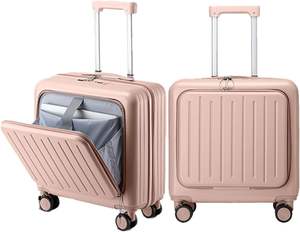 Mala de Mão de 18 Polegadas com Bolso Frontal, Malas de Casco Rígido com Rodas e Fechadura TSA - Product Image 1