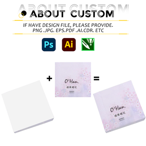Tùy chỉnh Memo Pad chỉ số giấy notepad dán văn phòng cung cấp nhỏ lưu ý pad cho văn phòng sử dụng văn phòng phẩm dính Lưu ý pad Logo - Product Image 4