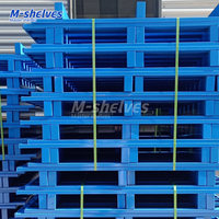 Palette en acier pour logistique et stockage, galvanisée double face, réutilisable, pour transport en chariot élévateur, palettes en fer pour usine, palettes en tôle