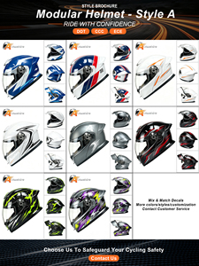 Casque de moto en fibre de carbone DOT, léger et aérodynamique, casques pour moto, casque rabattable pour la course sur route et le tourisme - Product Image 5