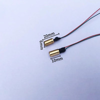 Taidacent 6mm 1/5/10/20/30/50mW tête de pointeur vert Laser haute puissance 520nm pointeur Laser vert 520nm Module de Diode Laser