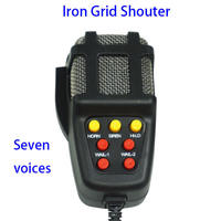 Sirène de voiture de haute qualité 130 dB avec microphone, haut-parleur de véhicule 12 V avec sirène à 7 tons pour alarmes de véhicules spéciaux