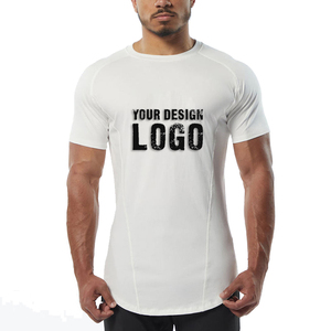 Camisetas Deportivas para Hombre de Poliéster de Secado Rápido, Personalizadas con MOQ Bajo, al por Mayor, OEM, para Running, Deporte, Fitness y Culturismo, Corte Ajustado - Product Image 3